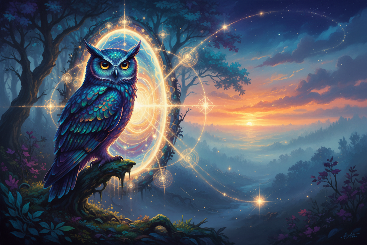 The Owl’s Twilight Gospel - Crossing the Mind’s Luminous Threshold
