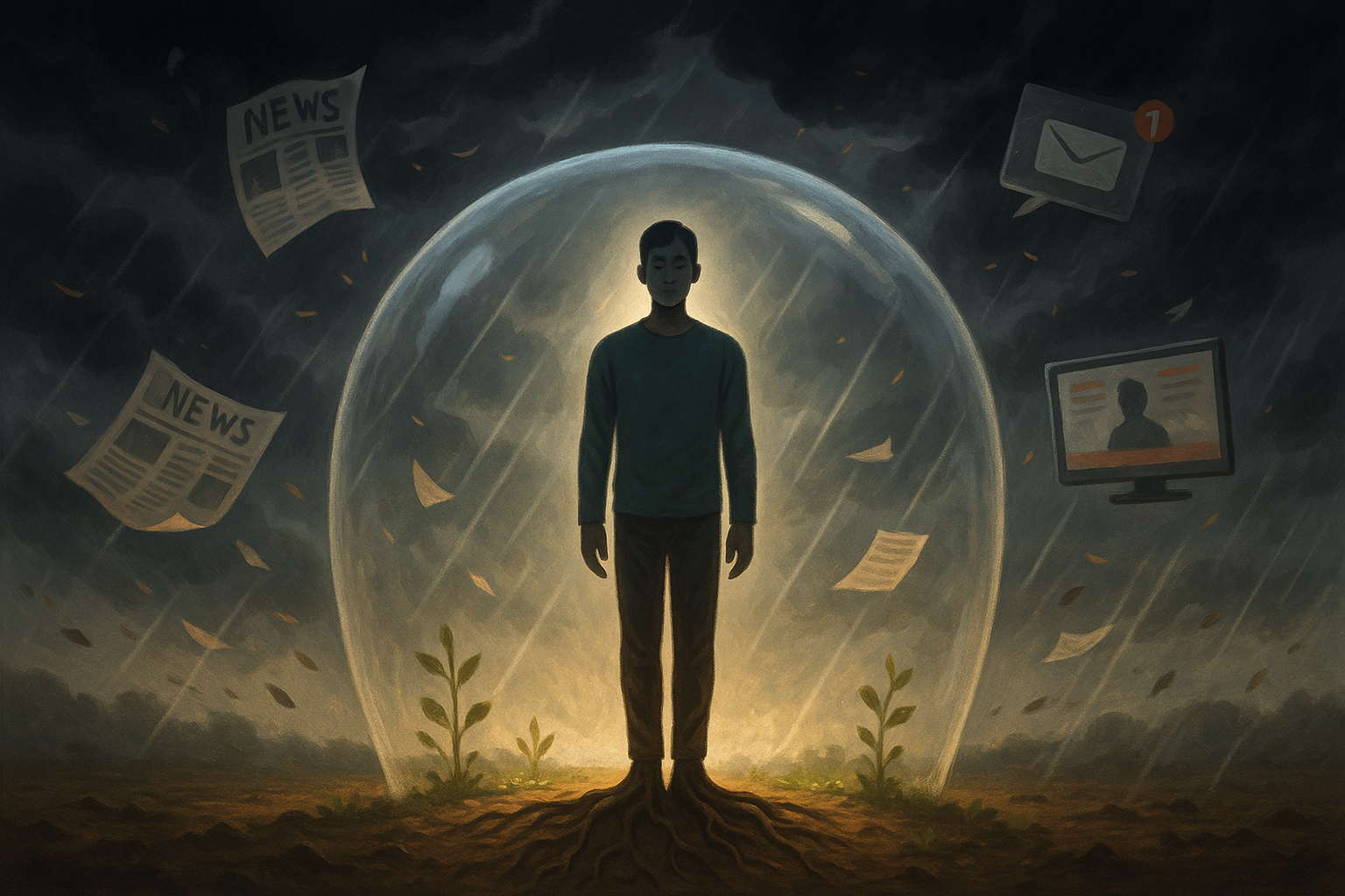 How to Shield Yourself from Negative News and Stay Grounded in a Chaotic World