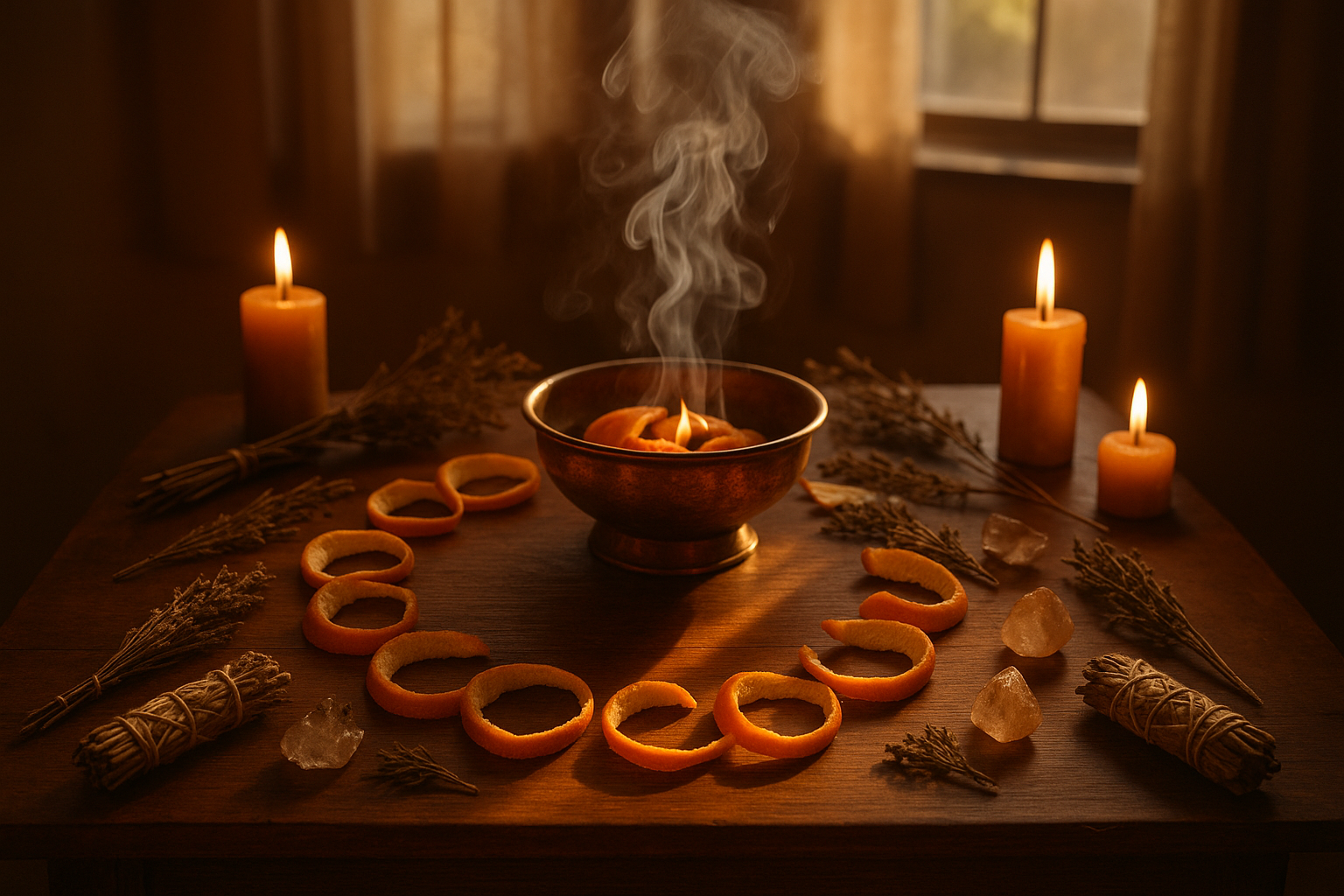 Orange Peel Ceremony: A Fragrant and Uplifting House Blessing Ritual