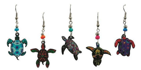 Pichincha - Acrylic Sea Turtle Sea Animal Dangle Earrings