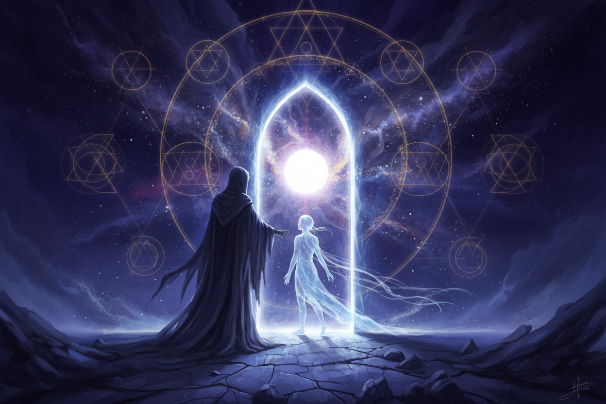 Crossing Thresholds: Psychopomps, Inner Realms, and the Unchanging Core of Awareness