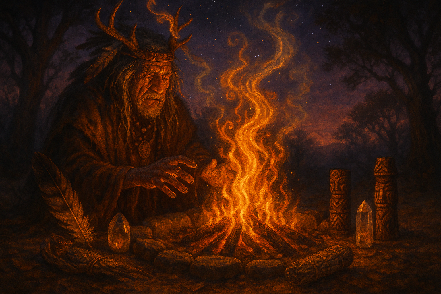Igniting the Spirit: Ancient Wisdom of Grandfather Fire Rituals in Shamanism