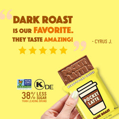 Pocket's Chocolates (Formerly Pocket Latte) - Dark Roast - Coffee Chocolate Bar