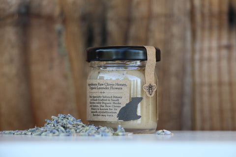 Blue Sage Honey Co. - Lavender Infused Raw Honey Floral Honey Real Flowers