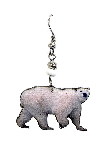 Pichincha - Acrylic Polar Bear Arctic Animal Dangle Earrings