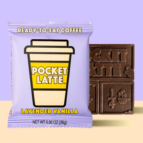 Pocket's Chocolates (Formerly Pocket Latte) - Lavender Vanilla - Coffee Chocolate Bar