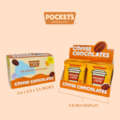 Pocket's Chocolates (Formerly Pocket Latte) - Hazelnut - Coffee Chocolate Bar