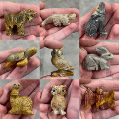 Keystone Crystals - Soapstone Animal Totem Figurines - Sea Horse