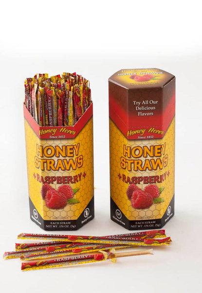 Honey Acres Inc. - Honey Straws - Raspberry - 100ct Box