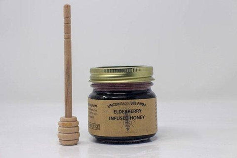 Uncommon Bees - Elderberry Infused Honey - 5oz