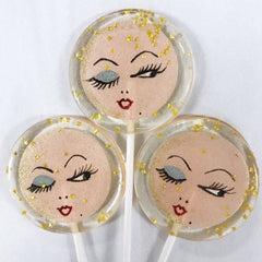 A Secret Forest - Pink Winking Moon Lollipops