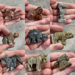 Keystone Crystals - Soapstone Animal Totem Figurines - Sea Horse