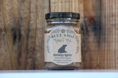 Blue Sage Honey Co. - Holiday Spice Infused Raw Honey Organic Mulling Spices - 1.75oz