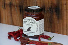 Blue Sage Honey Co. - Smoked Hot Pepper Infused Raw Honey Spicy Smokey Sweet - 1.75oz