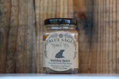 Blue Sage Honey Co. - Holiday Spice Infused Raw Honey Organic Mulling Spices - 1.75oz