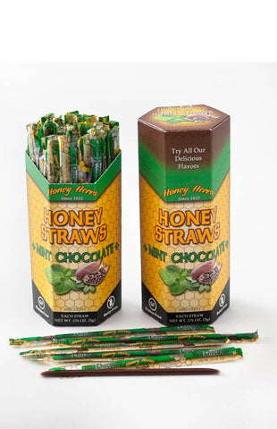 Honey Acres Inc. - Honey Straws - Chocolate Mint - 100ct Box