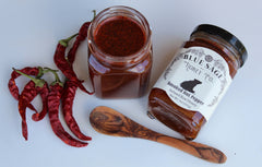 Blue Sage Honey Co. - Smoked Hot Pepper Infused Raw Honey Spicy Smokey Sweet - 1.75oz