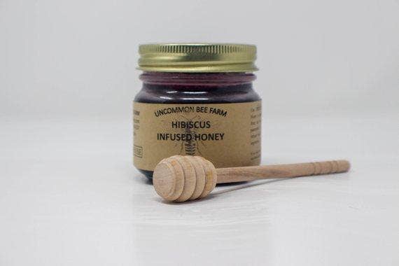 Uncommon Bees - Hibiscus Infused Honey - 5oz