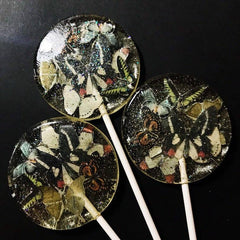 A Secret Forest - Kaleidoscope Butterflies Lollipops