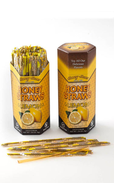 Honey Acres Inc. - Honey Straws - Lemon - 100ct Box