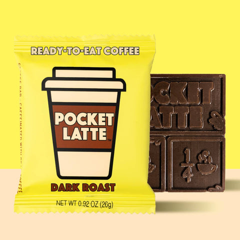 Pocket's Chocolates (Formerly Pocket Latte) - Dark Roast - Coffee Chocolate Bar