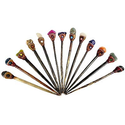 Pichincha - Natural Stone Wooden Hair Stick