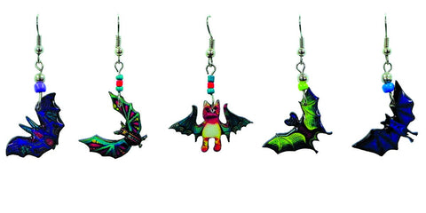 Pichincha - Acrylic Bat Wild Animal Dangle Earrings