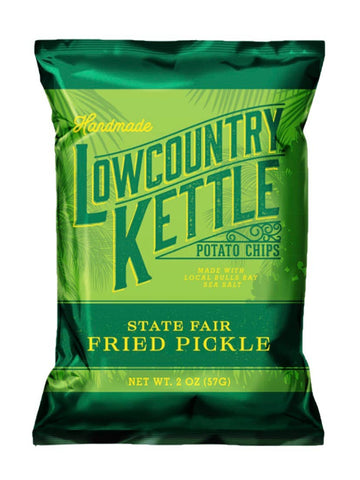 Lowcountry Kettle - Fried Pickle Potato Chips - 24 bags