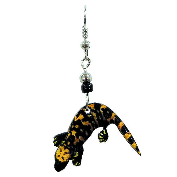 Pichincha - Acrylic Gila Monster Lizard Animal Dangle Earrings