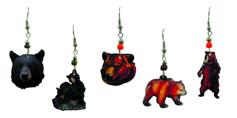 Pichincha - Acrylic Bear Wild Animal Dangle Earrings