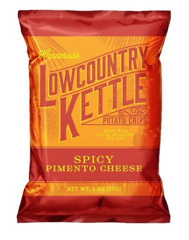 Lowcountry Kettle - Spicy Pimento Cheese Potato Chips - 24 bags