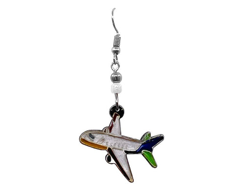 Pichincha - Acrylic Airplane Airport Traveler Dangle Earrings