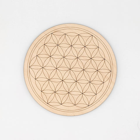 Ritual Pursuits - Flower of Life Crystal Grid - 4 in