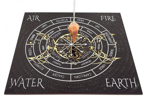 Mistiquora - Triple Moon Pendulum / Altar Board 8"