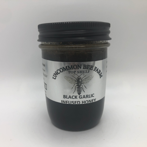 Uncommon Bees - Top Shelf Black Garlic Infused Honey - 10oz