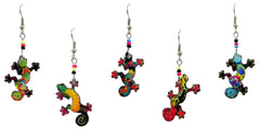 Pichincha - Acrylic Gecko Lizard Animal Dangle Earrings