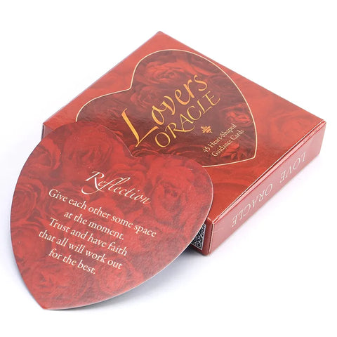 Love Oracle Tarot Cards Tarot Deck English Version Divination Tarot Board Games for Home Family Entertainment Playing Props