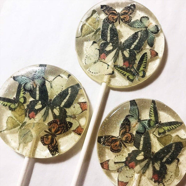 A Secret Forest - Kaleidoscope Butterflies Lollipops