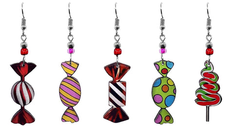 Pichincha - Acrylic Candy Sweet Food Dangle Earrings