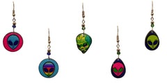 Pichincha - Acrylic Alien Style Geometric Shape Dangle Earrings