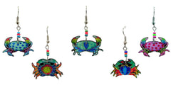 Pichincha - Acrylic Crab Sea Animal Dangle Earrings