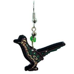 Pichincha - Acrylic Road Runner Bird Animal Dangle Earrings